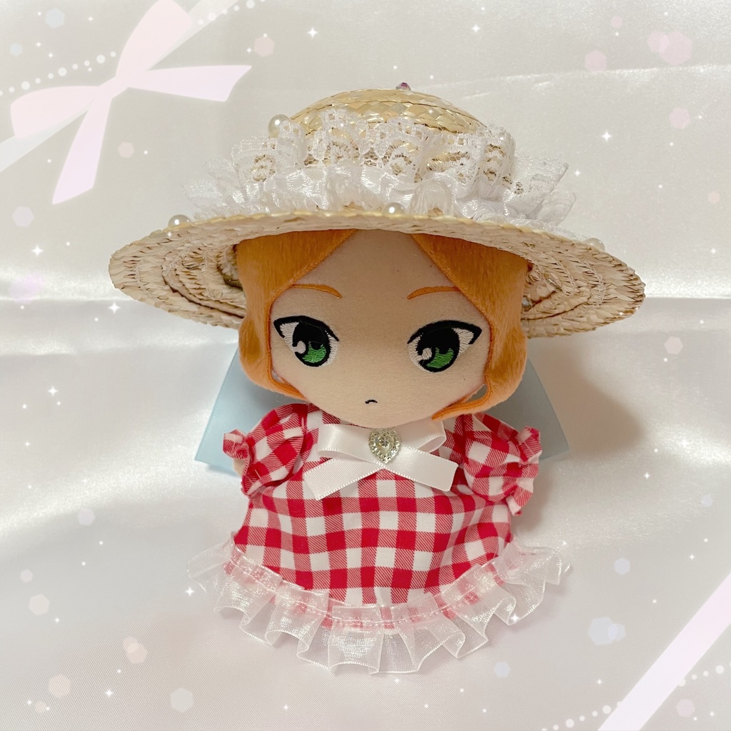 ぬいぐるみ 麦わら帽子