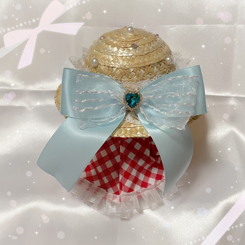 ぬいぐるみ 麦わら帽子