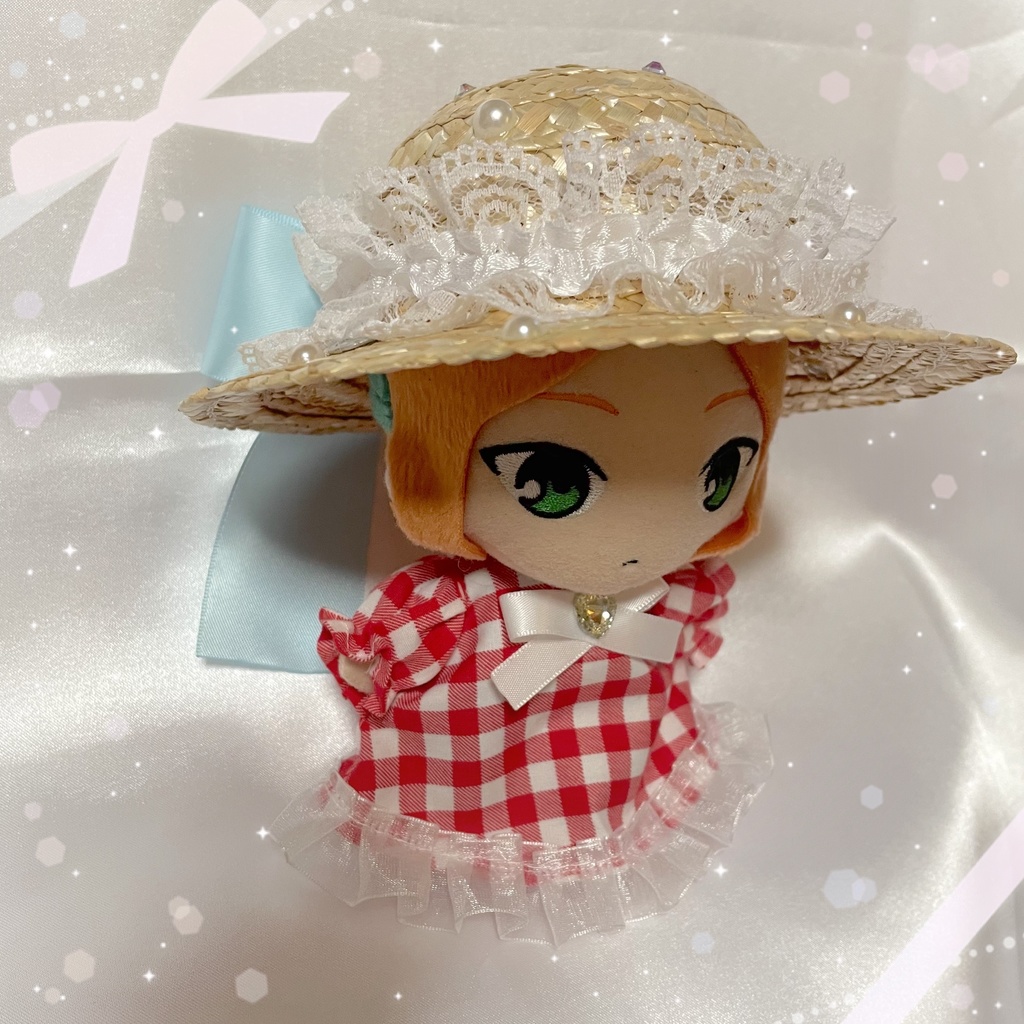 ぬいぐるみ 麦わら帽子