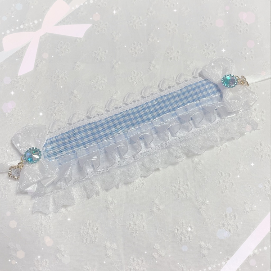 ぬいぐるみ ヘッドドレス ❤︎ みずいろ ❤︎