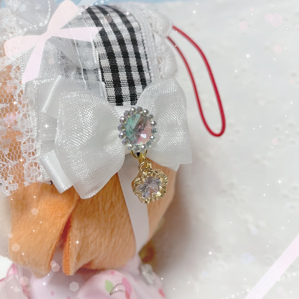 ぬいぐるみ ヘッドドレス ❤︎ ぶらっく ❤︎