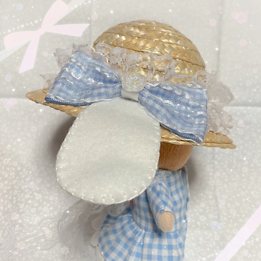 ぬいぐるみ 麦わら帽子