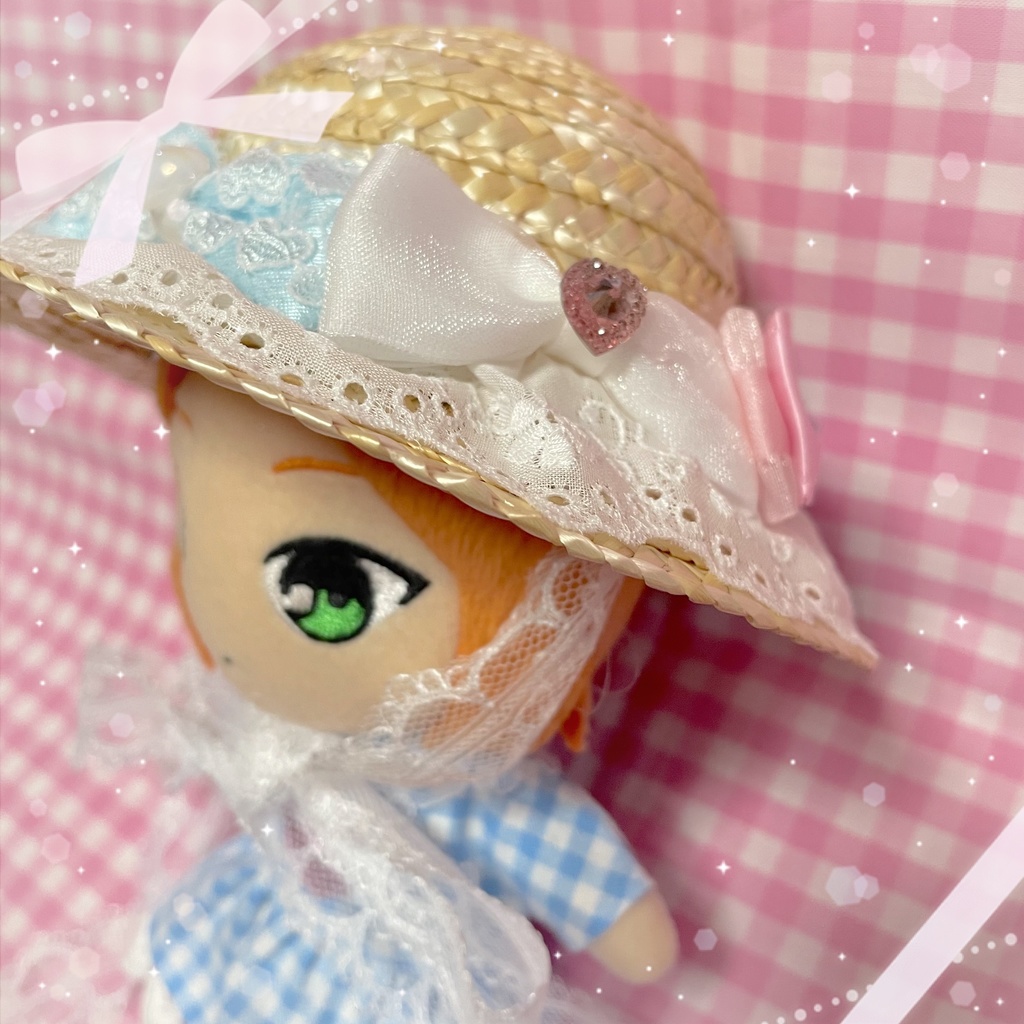 ぬいぐるみ 麦わら帽子