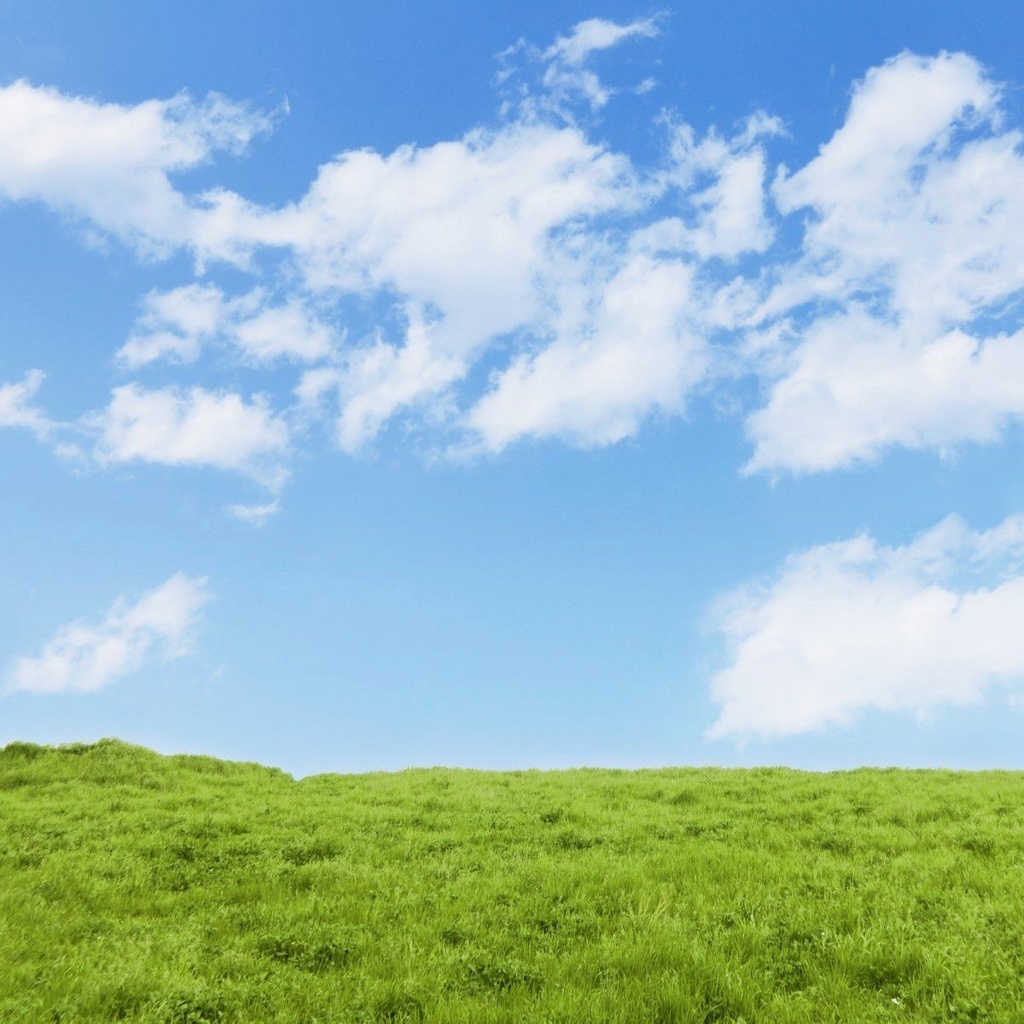 White Clouds On A Blue Sky Day