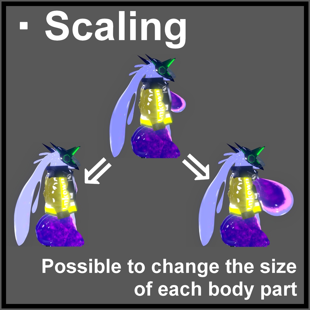 【VRChat想定】UnknownGirl : 001 NiNigA