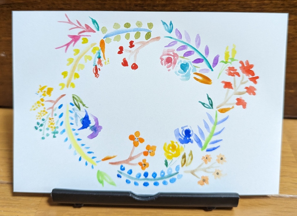 フラワーサークル　水彩