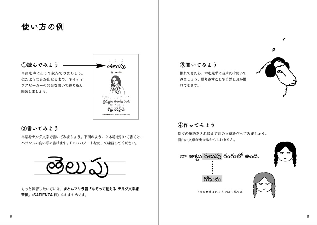 読める!使える! テルグ語日常単語 Part 1