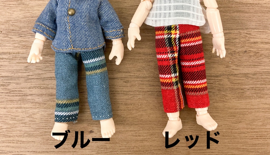 タータンチェックパンツ【ももはりタイプ】