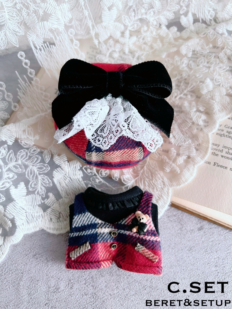 check set up (ベレー帽&セットアップ)