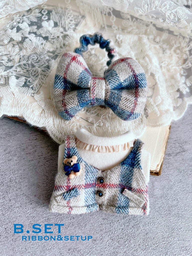 check set up(リボン&セットアップ)