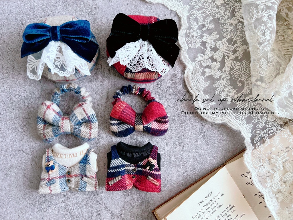 check set up(リボン&セットアップ)