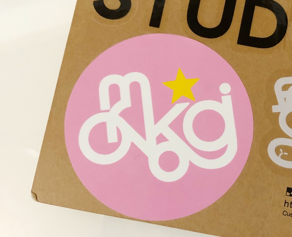 モリこぎ部!ステッカー風シール まる型