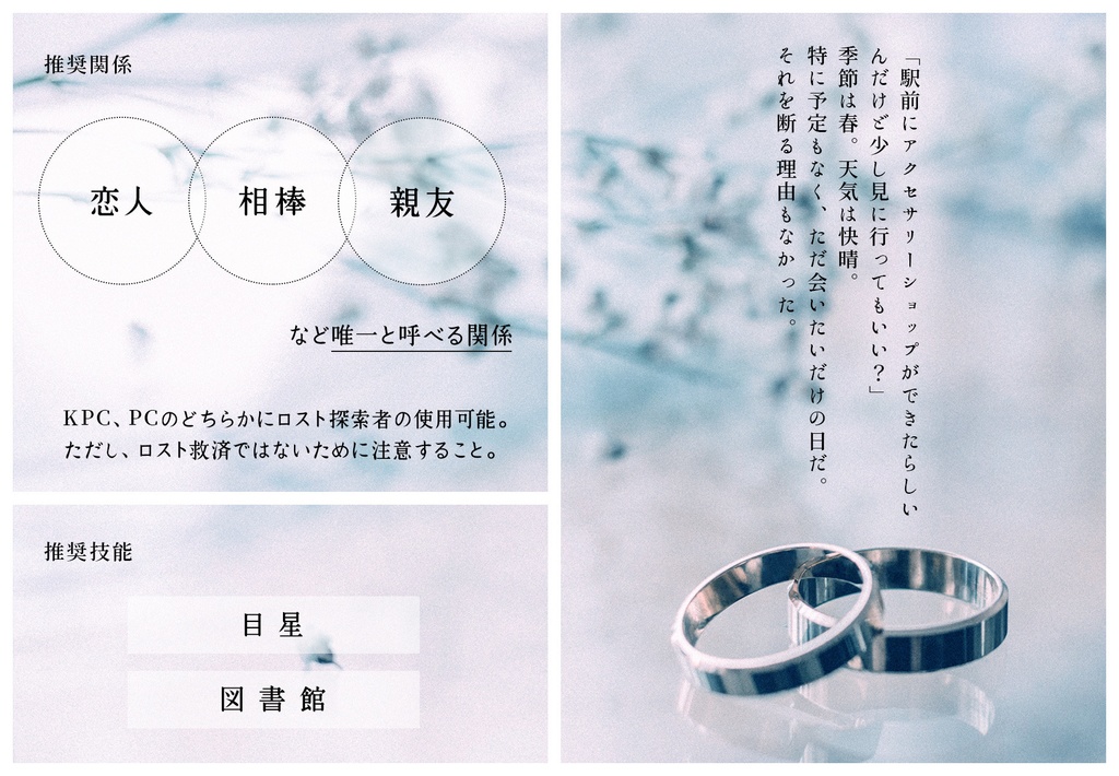 【CoCタイマンシナリオ】拝啓、愛しの『』へ