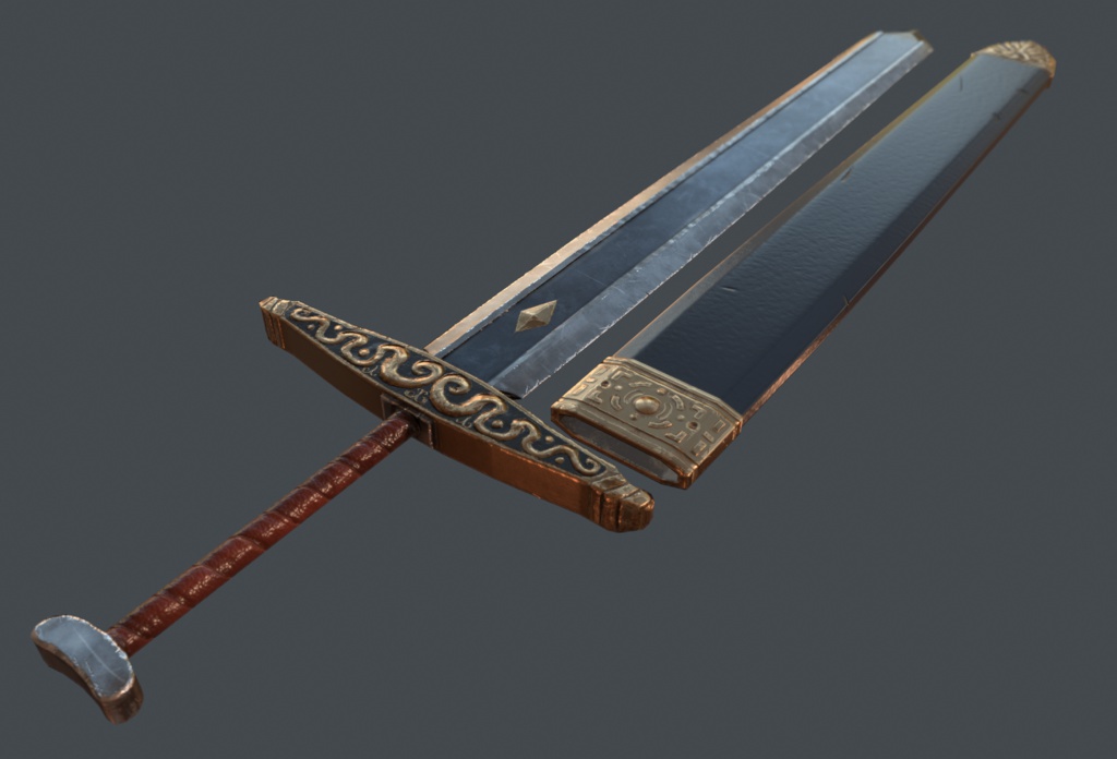 [VRChat]ちょっと良さげな剣[BroadSword]