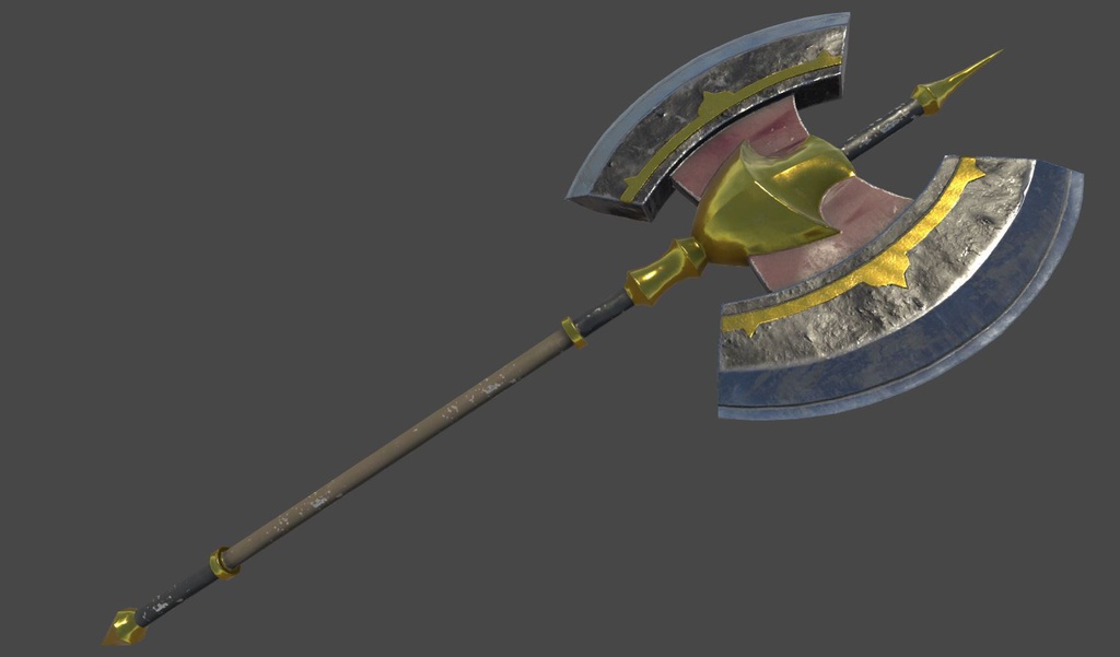 [VRChat]ちょっと良さげな斧[BattleAxe]