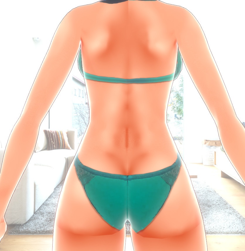 リアル高品質下着 RICH COLOR 全8色 VRoid用