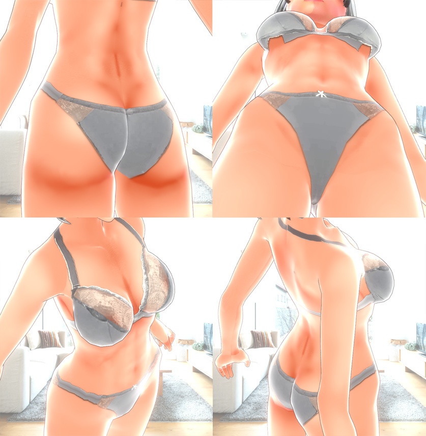 リアル高品質下着 RICH COLOR 全8色 VRoid用