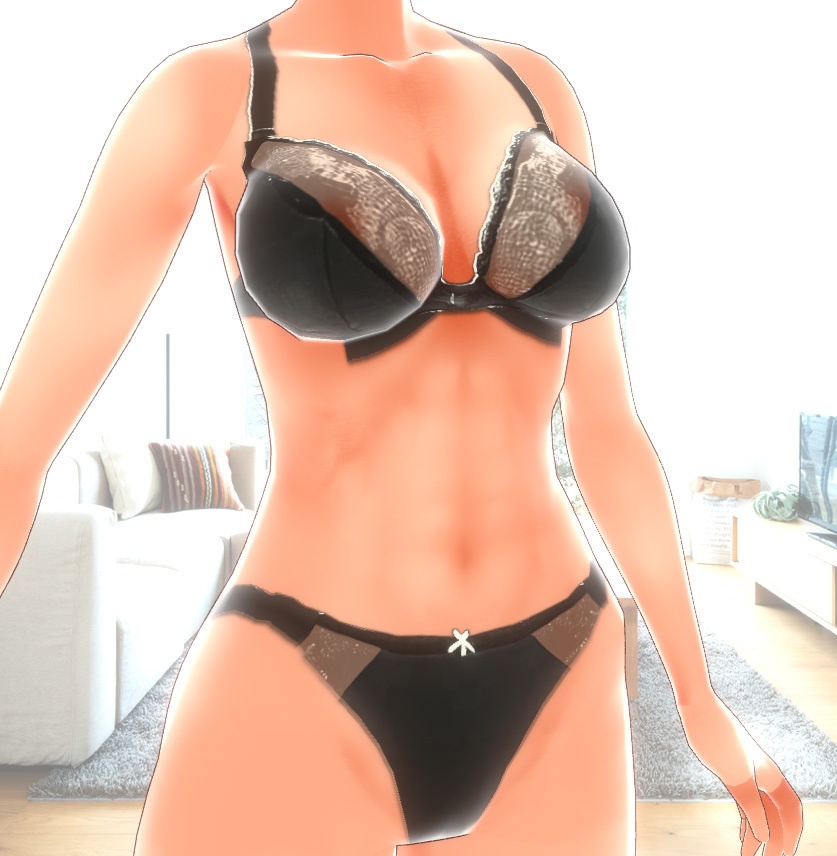 リアル高品質下着 RICH COLOR 全8色 VRoid用