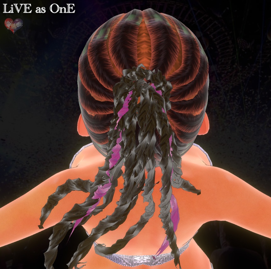 コーンロウ風編み込みヘアー Vroid 髪型