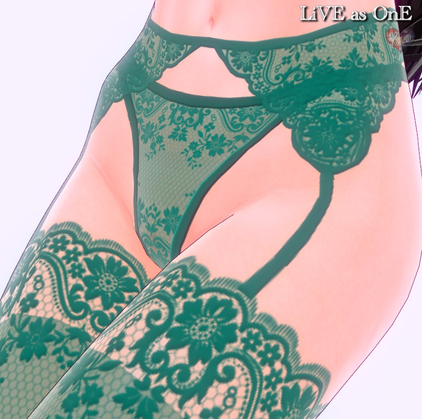 取り外し可能 高級ランジェリー4点セット7色! Vroid 下着