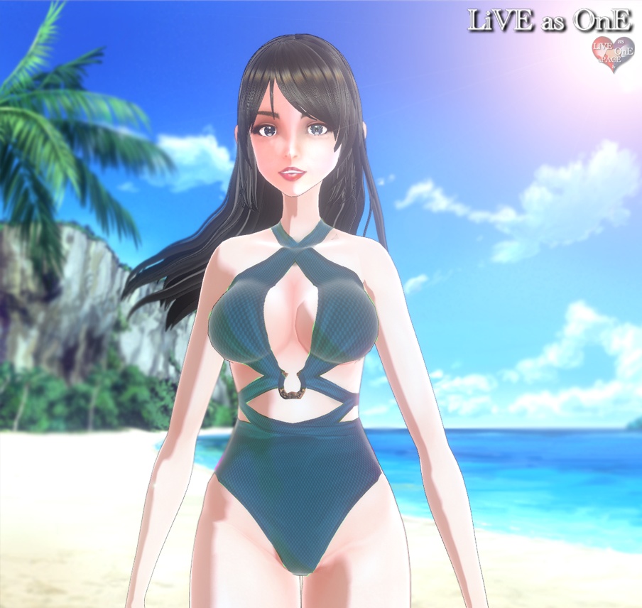 2024夏 トレンド水着 type A(バスタオル付き)