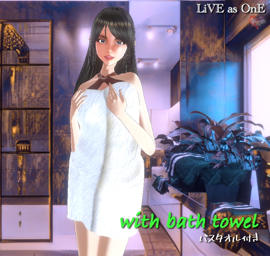 2024夏 トレンド水着 type A(バスタオル付き)