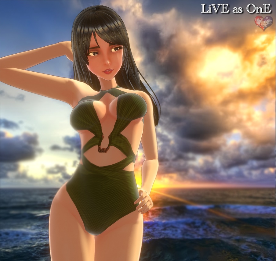 2024夏 トレンド水着 type A(バスタオル付き)