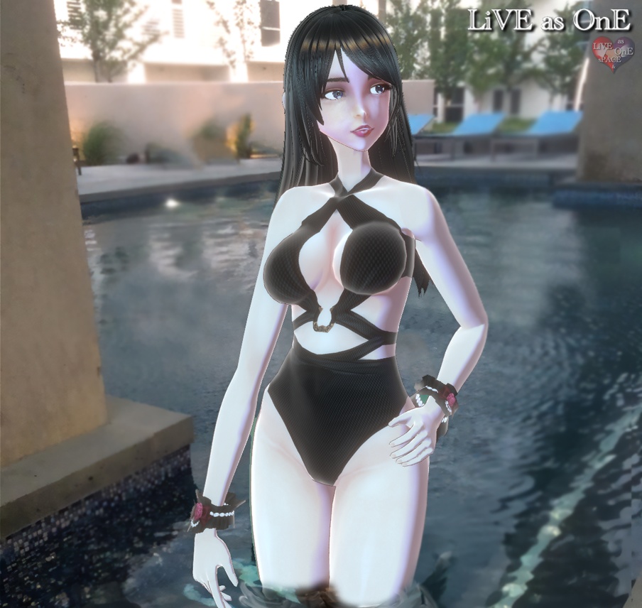 2024夏 トレンド水着 type A(バスタオル付き)