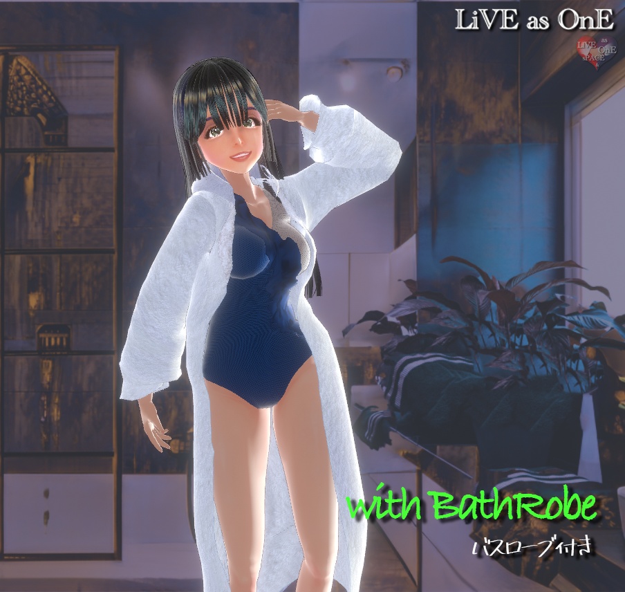 2024夏 トレンド水着 type C(バスローブ付き)