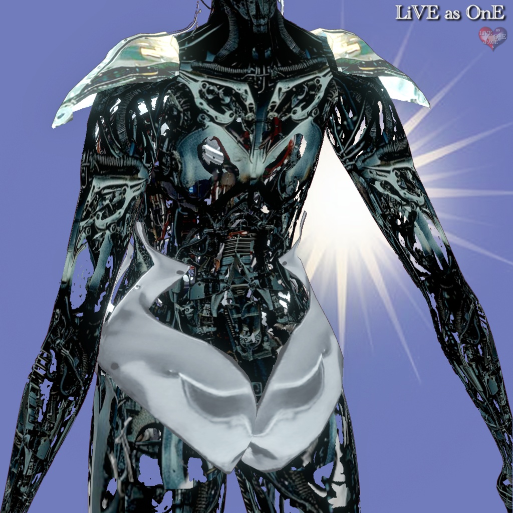 超リアル アンドロイド コスプレ&3Dモデル セット VRoid用