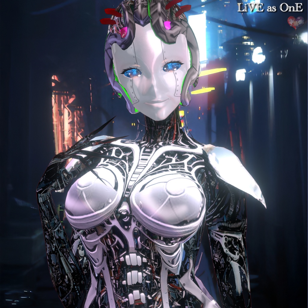 超リアル アンドロイド コスプレ&3Dモデル セット VRoid用