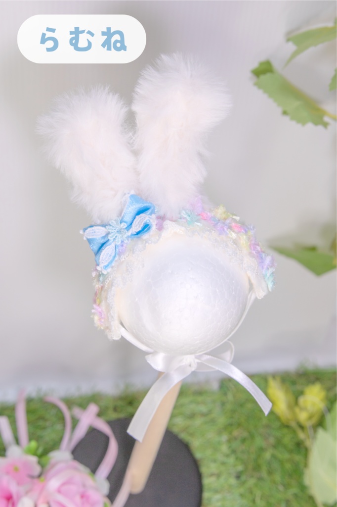 春色ストライプドレス 『春のお砂糖兎』1/4