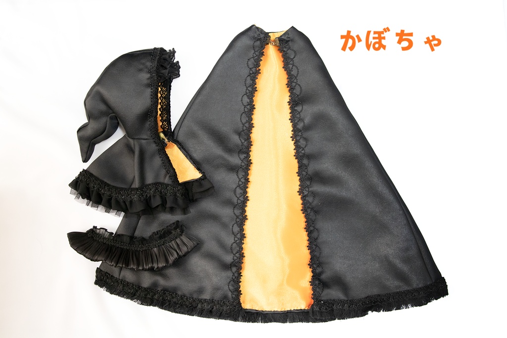小悪魔ゴシック マント&ケープ『みっどないと・はろうぃん』1/4