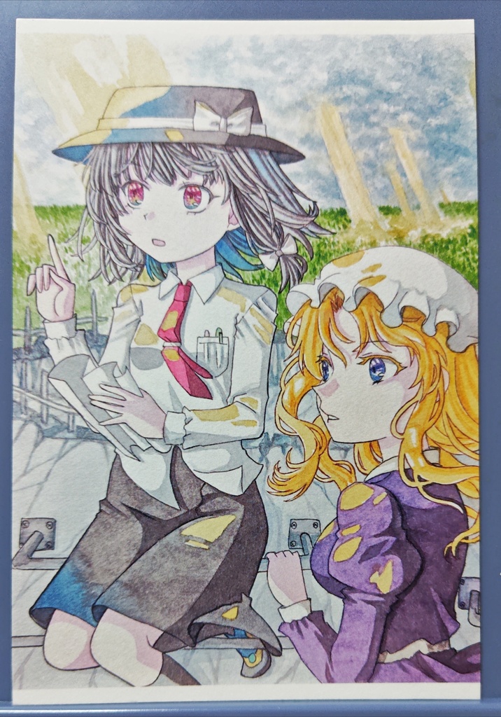 蓮子とメリー、天使の古戦場にて