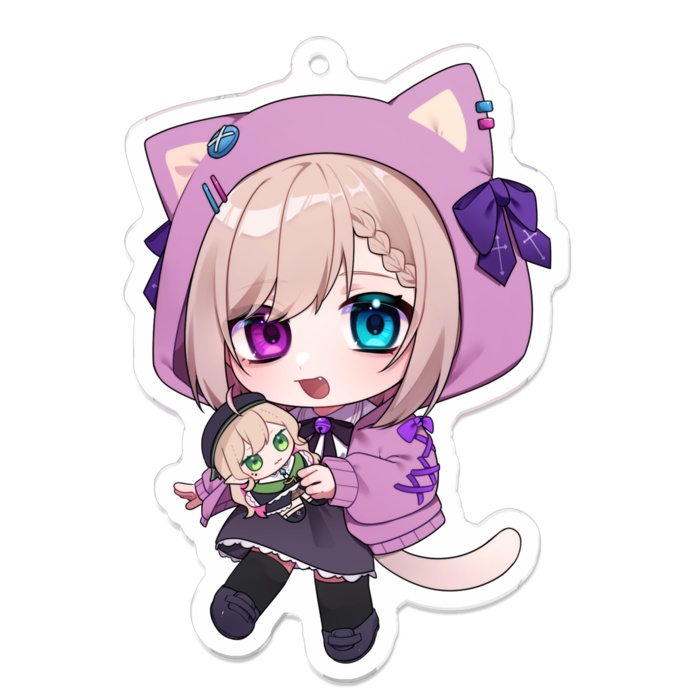 ココパピアクキー《 どうぶつさんパーカー 》