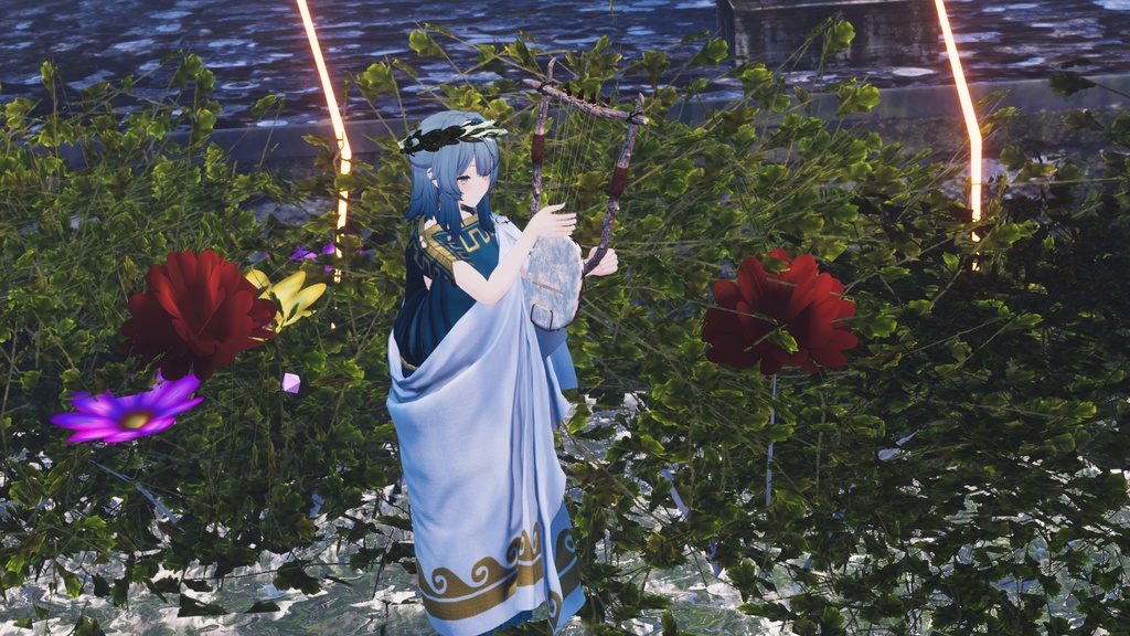 【KALNE/レティニア対応】キトンと竪琴の風雅なコレクション