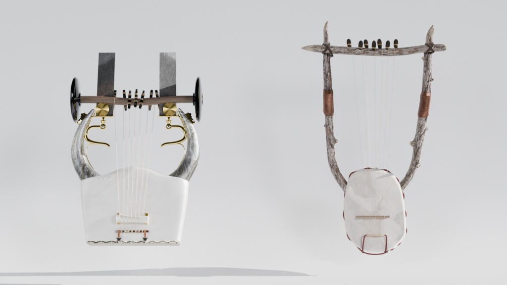 【KALNE/レティニア対応】キトンと竪琴の風雅なコレクション