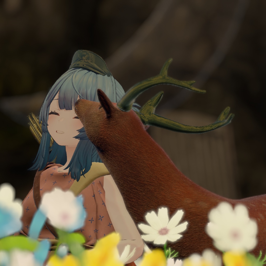 【3Dペットアバター】アクタイオン(アルテミスの鹿)