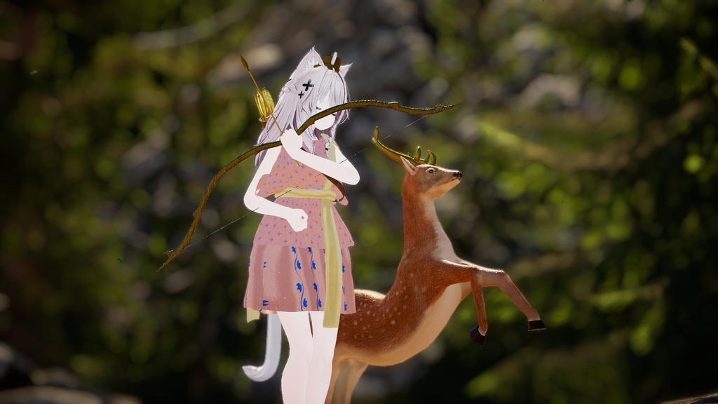 【3Dペットアバター】アクタイオン(アルテミスの鹿)