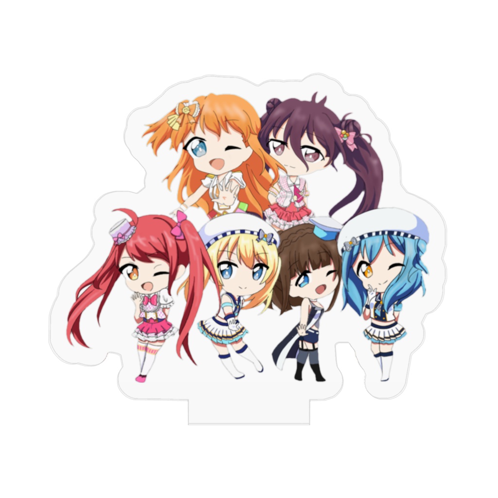 バトルガールハイスクール 天野望、粒咲あんこ、朝比奈心美、蓮見うらら、煌上花音、国枝詩穂アクリルスタンド