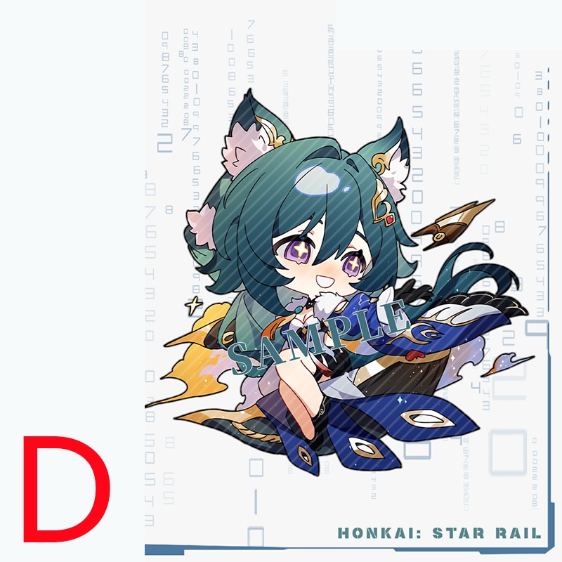 崩坏星穹铁道 崩壊:スターレイル 崩壊スターレイル スターレイル 符玄 飲月 刃 驭空 御空 リンクス・ランドゥー ルカ アクリルキーホルダー