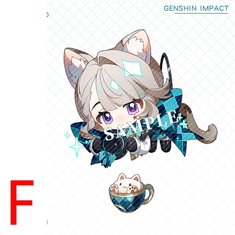 Genshin Impact genshinimpact 原神 シャルロット リネット フォカロルス フリーナ ヌヴィレット リオセスリ シグウィン アルレッキーノ ナヴィア リネ クロリンデ フレミネ ドットーレ アクリルキーホルダー