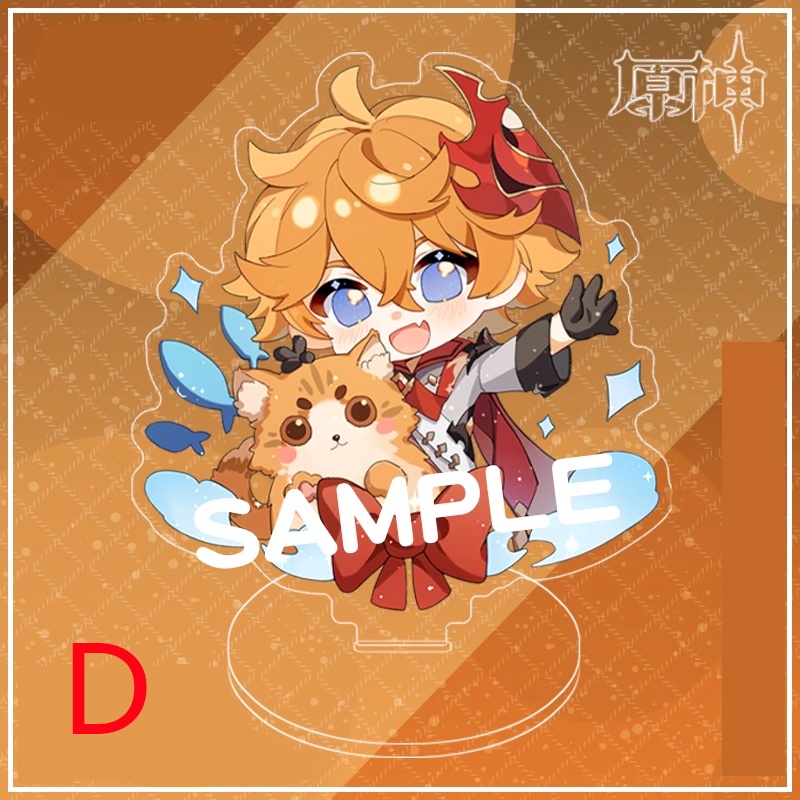 Genshin Impact genshinimpact 原神 ガイア ガイア・アルベリヒ 胡桃 フータオ 行秋 タルタリヤ 甘雨 バーバラ クレー 刻晴 空 蛍 凝光 パイモン 鍾離 魈 ジン ウェンティ 七七 重雲 アクリルスタンド