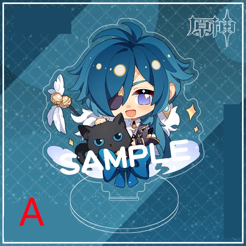 Genshin Impact genshinimpact 原神 ガイア ガイア・アルベリヒ 胡桃 フータオ 行秋 タルタリヤ 甘雨 バーバラ クレー 刻晴 空 蛍 凝光 パイモン 鍾離 魈 ジン ウェンティ 七七 重雲 アクリルスタンド