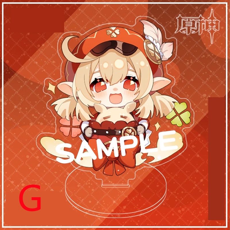 Genshin Impact genshinimpact 原神 ガイア ガイア・アルベリヒ 胡桃 フータオ 行秋 タルタリヤ 甘雨 バーバラ クレー 刻晴 空 蛍 凝光 パイモン 鍾離 魈 ジン ウェンティ 七七 重雲 アクリルスタンド