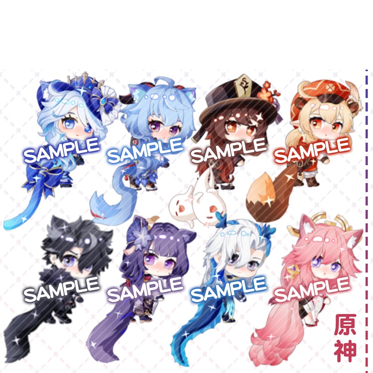 Genshin Impact genshinimpact 原神 鍾離 宵宮 ウェンティ 珊瑚宮心海 綺良々 ナヒーダ ヌヴィレット リネット 雷電将軍 リオセスリ クレー 胡桃 甘雨 フォカロルス フォカロル フリーナ Focalors 八重神子 アクリルキーホルダー