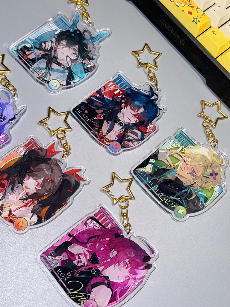 崩坏星穹铁道 崩壊:スターレイル 崩壊スターレイル スターレイル カフカ 刃 飲月 サンデー アベンチュリン 停雲 花火 黄泉 アクリルキーホルダー
