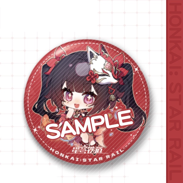 崩坏星穹铁道 崩壊:スターレイル 崩壊スターレイル スターレイル ロビン サンデー ミーシャ ホタル 花火 黄泉 アベンチュリン ブラックスワン 缶バッジ