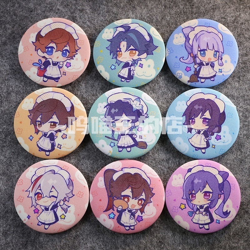 Genshin Impact genshinimpact 原神 魈 鍾離 ウェンティ 楓原万葉 タルタリヤ 雷電将軍 神里綾華 刻晴 胡桃 アクリルキーホルダー 缶バッジ