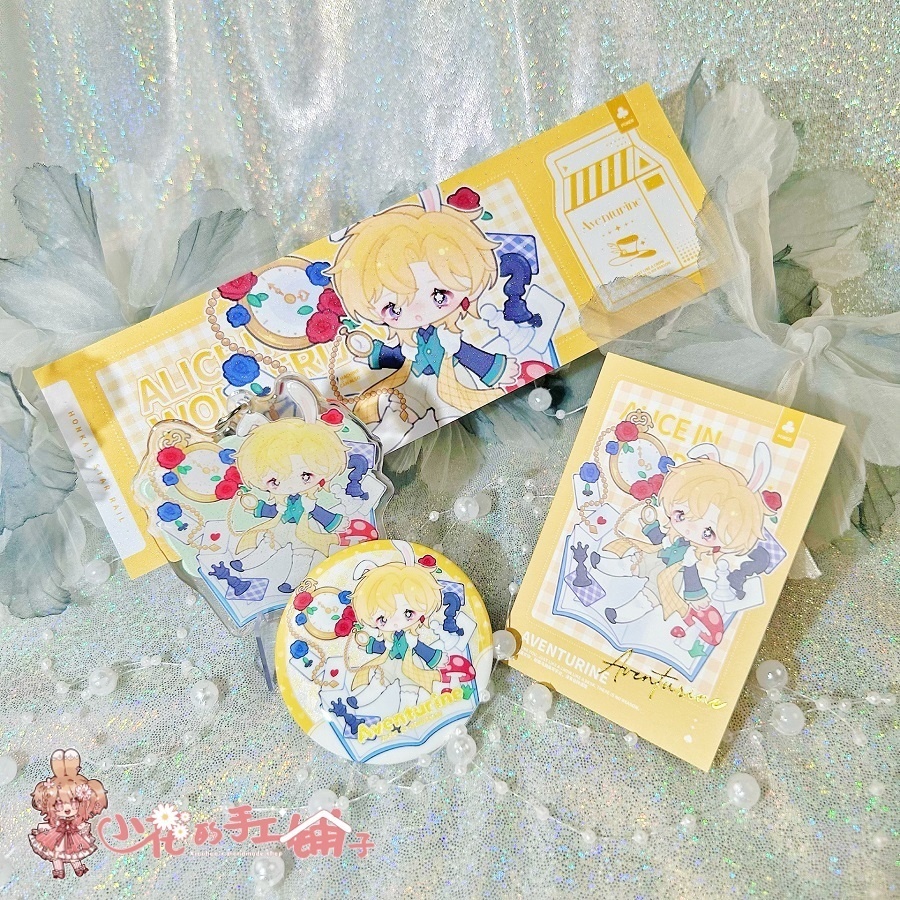 崩壊スターレイル スターレイル アベンチュリン Dr.レイシオ アクリルキーホルダー ブックマーク 缶バッジ チェキ ポラロイド